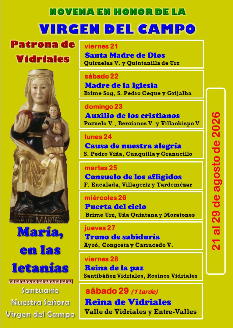 Cartel Novena 2026 - Parte 1